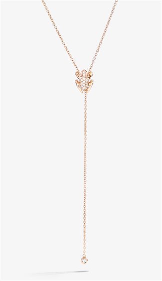 Collana Dada Arrigoni Donna Happy Frog in Oro Diamante 0.26 Ct DHF01CARRDI - DHF01CARRDI